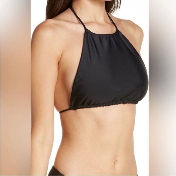 Jade Swim NWT Gia Halter Neck Bikini Top Black
Size Small - Picture 2 of 9